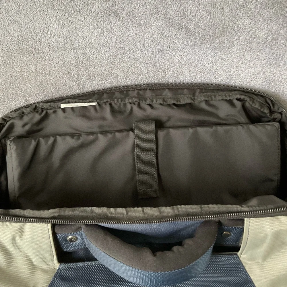 NIKE USA Laptop Messenger Bag Blue and Gray